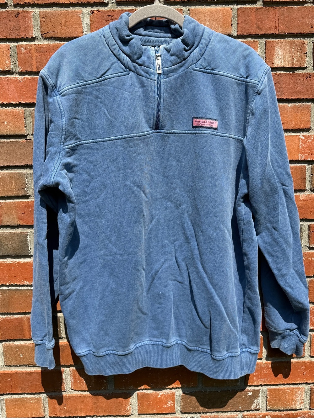 Vineyard Vines Blue 1/4 Zip Shep Shirt Pullover Sweatshirt Size M